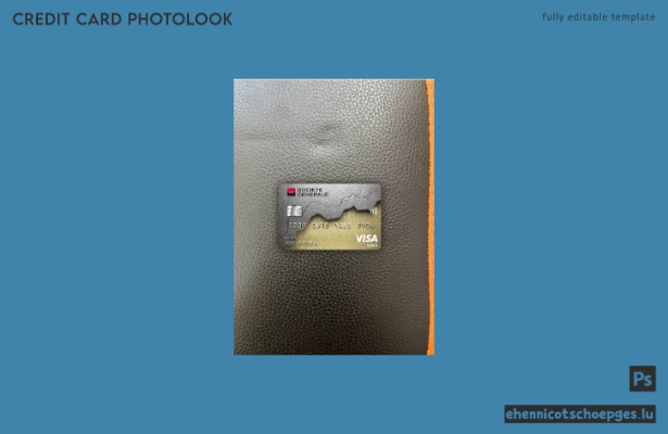 Frankreich Société Générale Bank Visa Goldkarte Fotobeispiel Vorschau